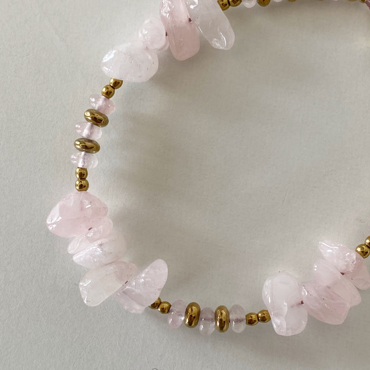 CORA ROSE QUARTZ BRACELET