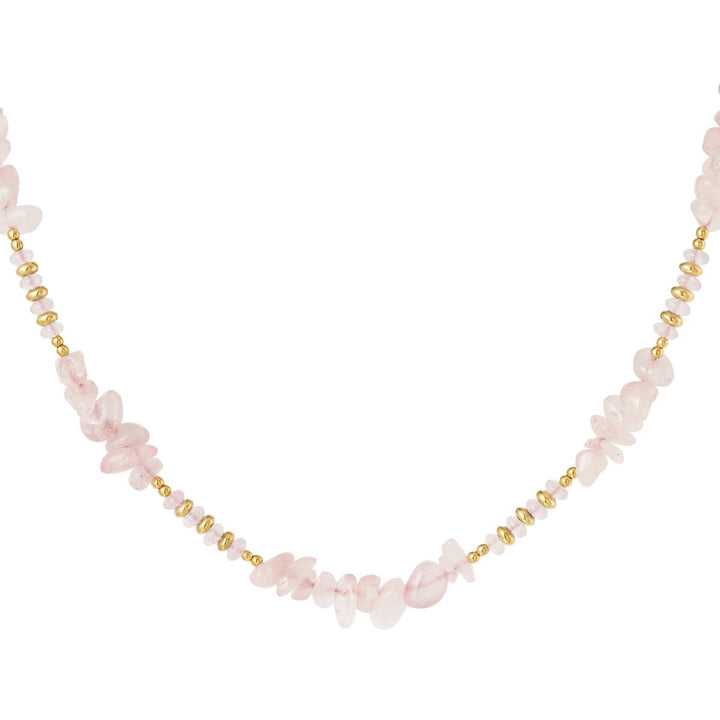 CORA ROSE QUARTZ NECKLACE