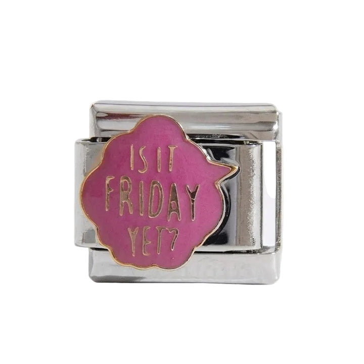 ITALIAN BRACELET FLAT CHARMS (SILVER)