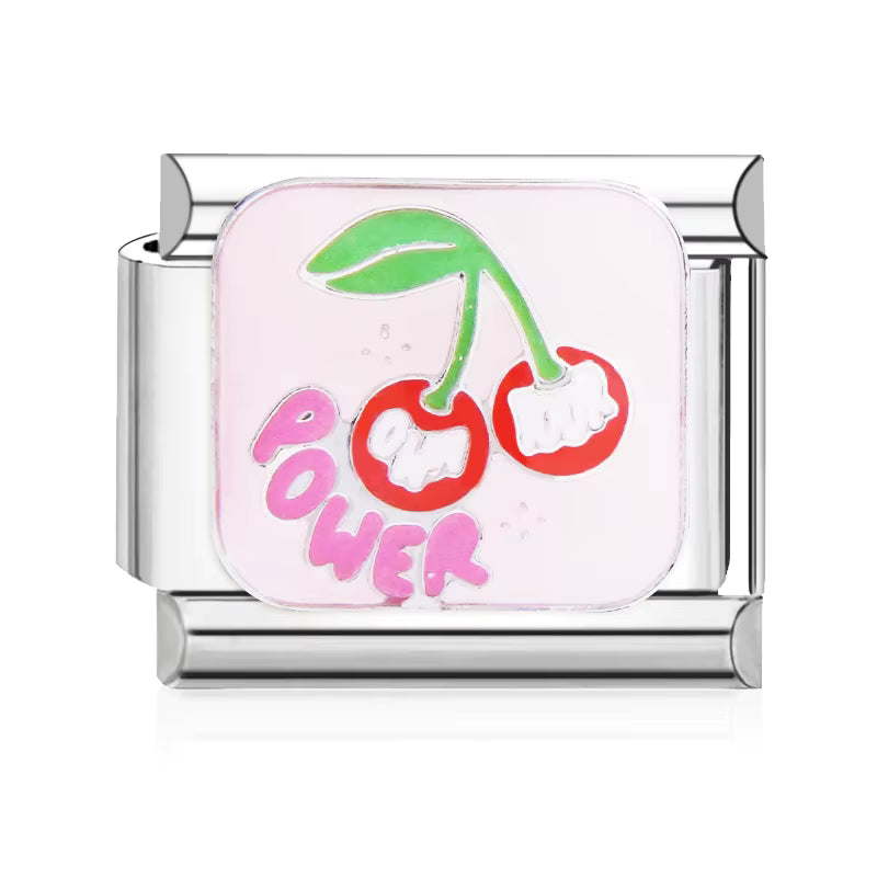 ITALIAN BRACELET FLAT CHARMS (SILVER)