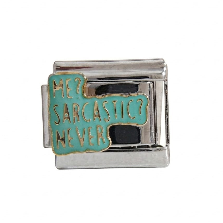 ITALIAN BRACELET FLAT CHARMS (SILVER)