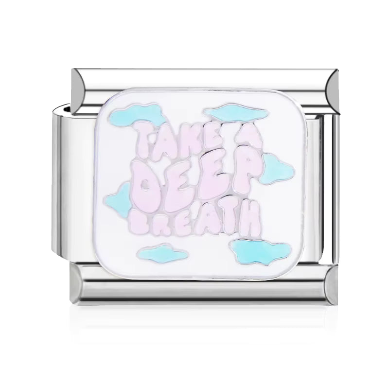 ITALIAN BRACELET FLAT CHARMS (SILVER)