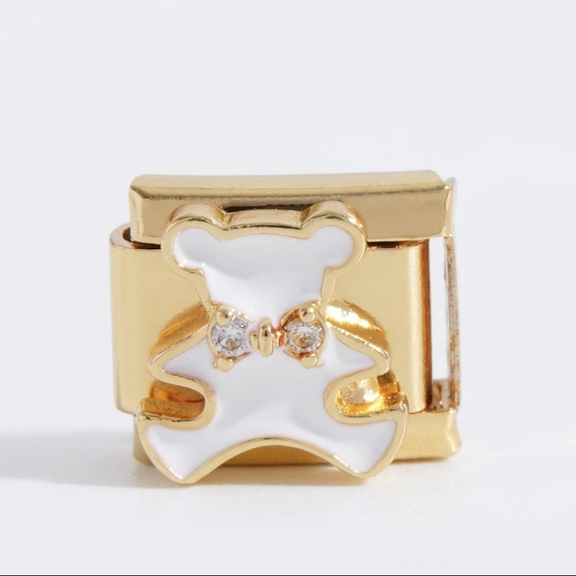 ITALIAN BRACELET FLAT CHARMS (GOLD)