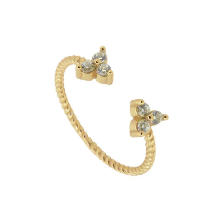 SIERA GOLD WHITE RING