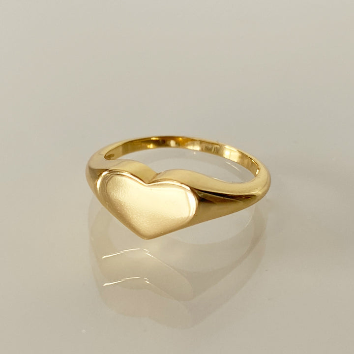 HEART GOLD RING
