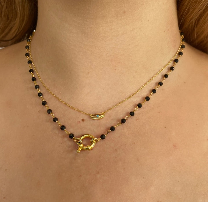 OJO GOLD NECKLACE SMALL
