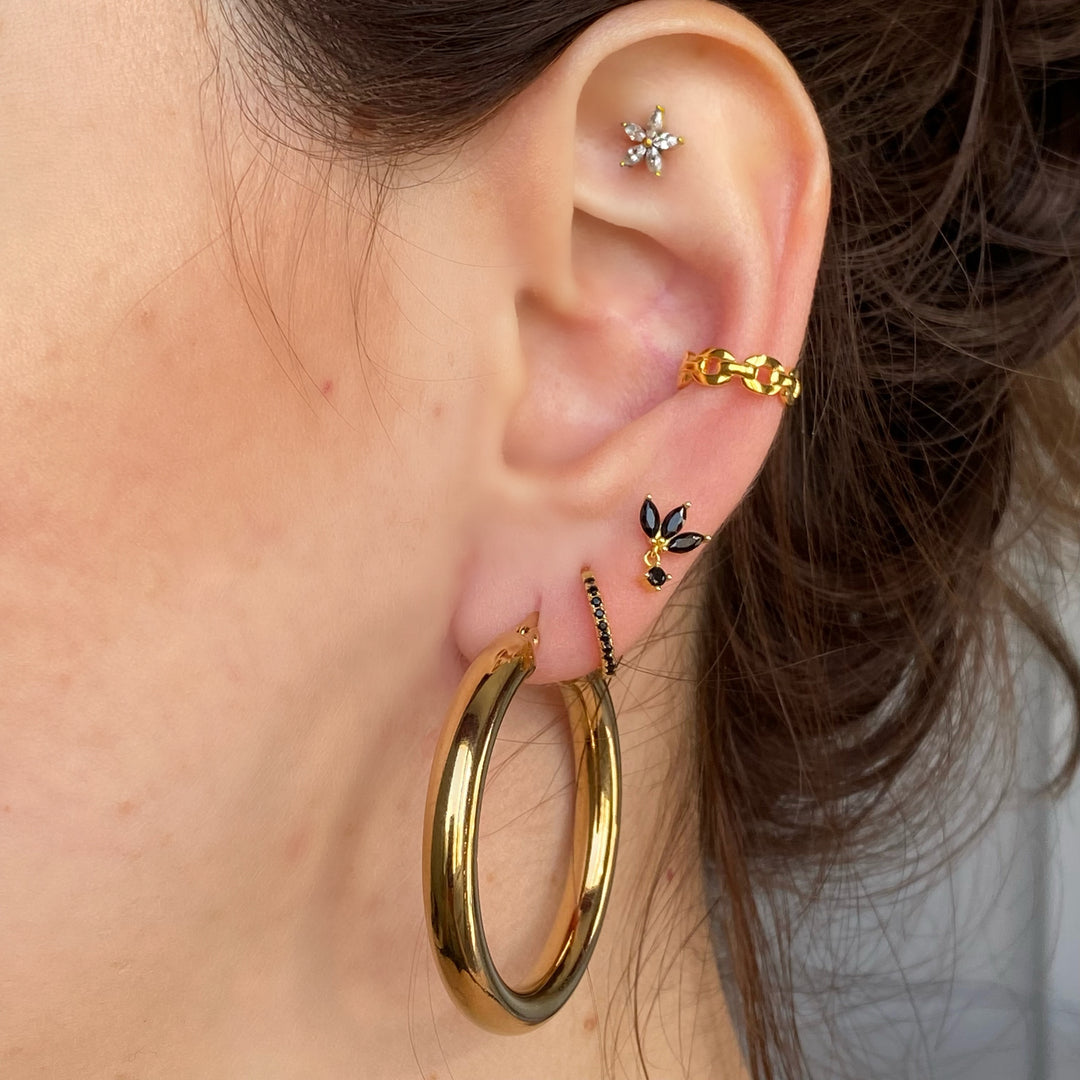 KATE GOLD MEDIUM EARRINGS