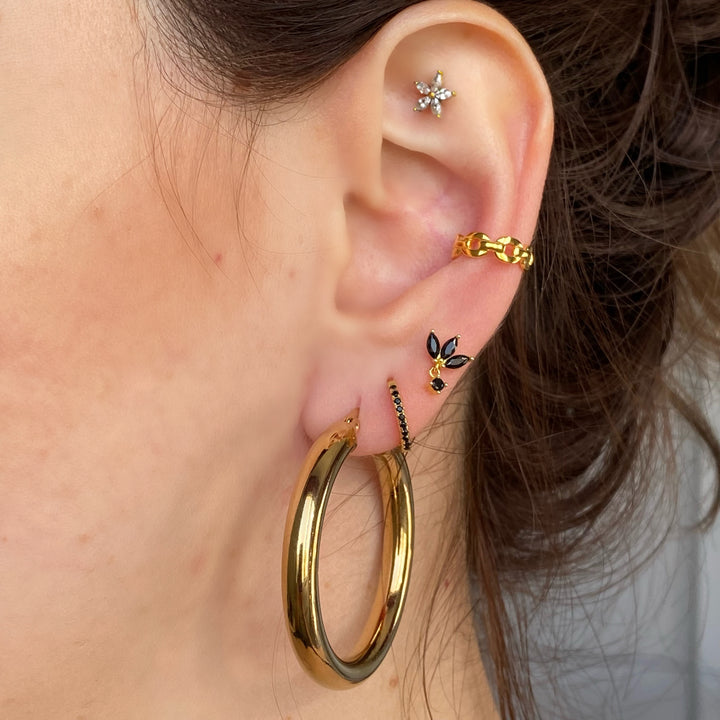 KATE GOLD MEDIUM EARRINGS