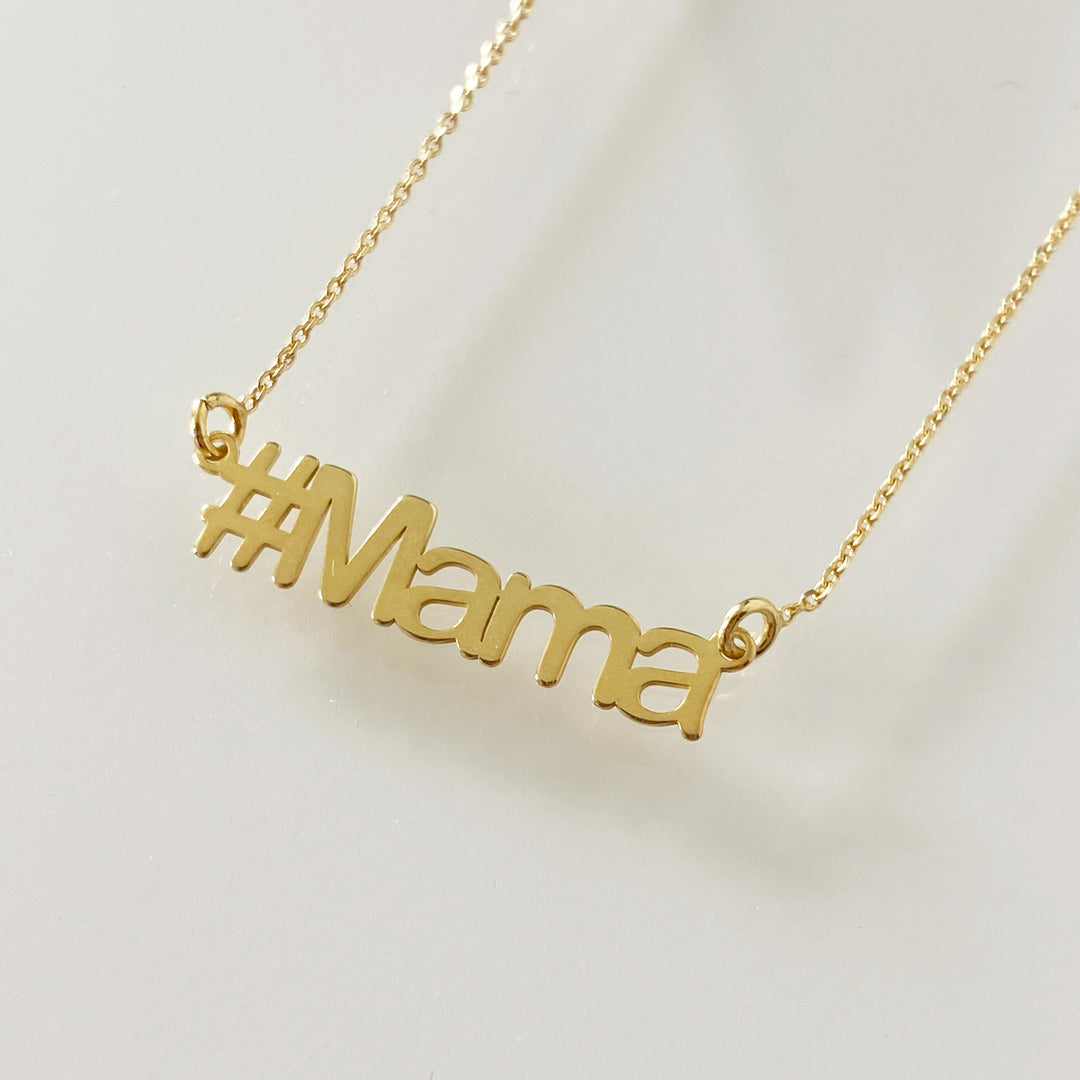 HASHTAG MAMA GOLD BRACELET