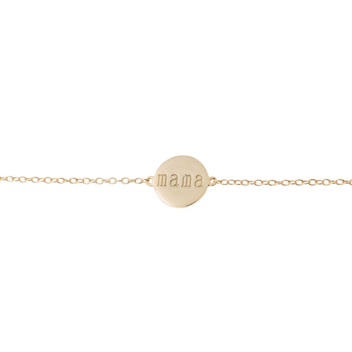 MAMA CIRCLE GOLD BRACELET