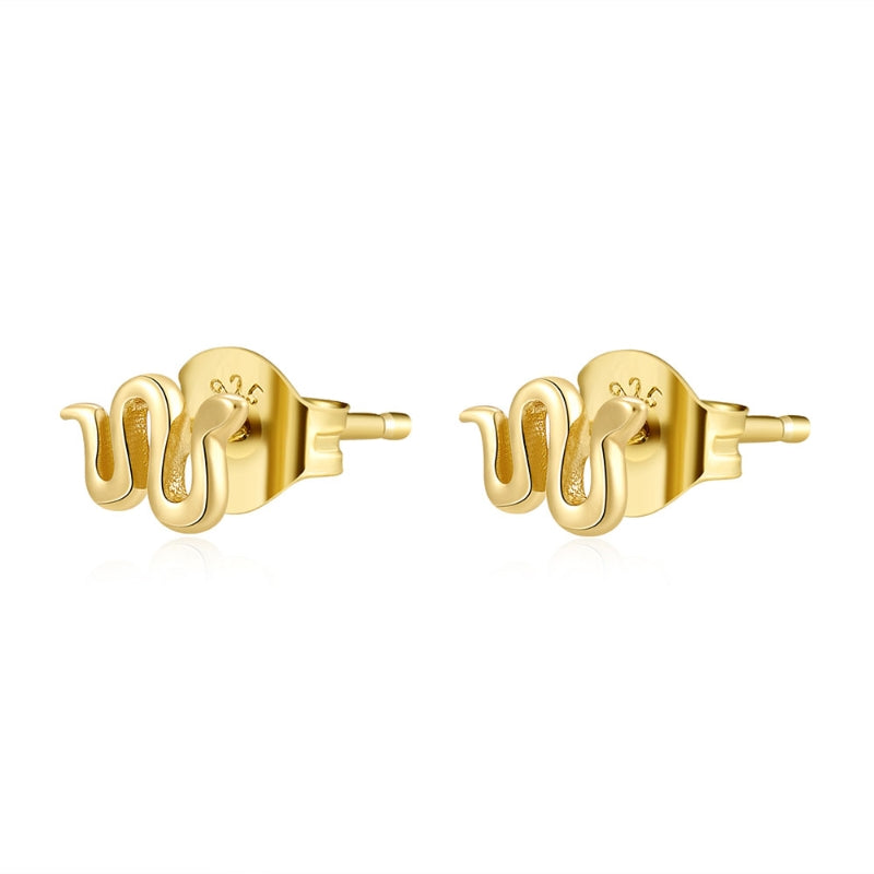 ARA PLAIN GOLD EARRINGS