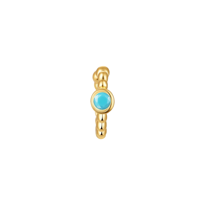ADA GOLD TURQUOISE EARCUFF