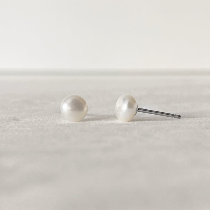 PEARL SILVER EARRINGS