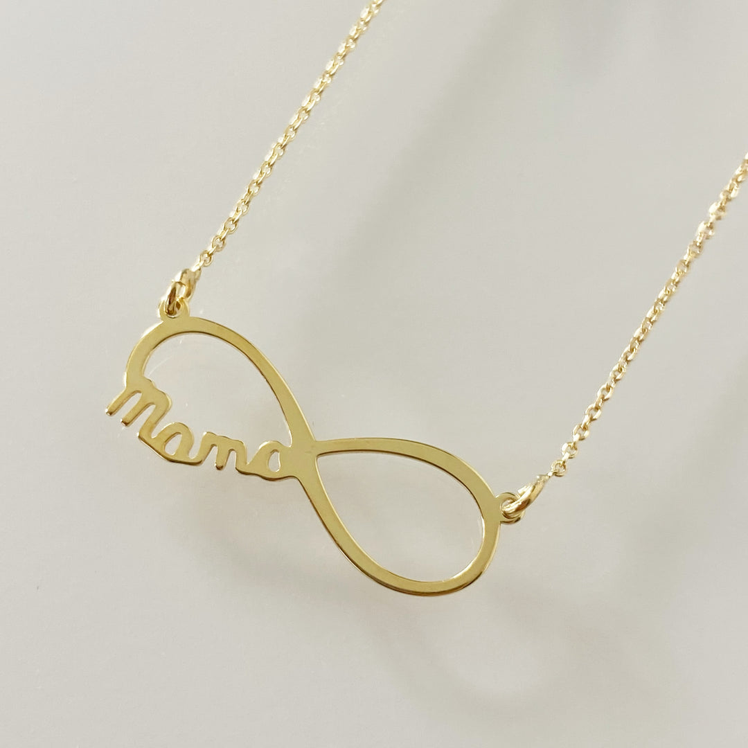 MAMA INFINITY GOLD NECKLACE
