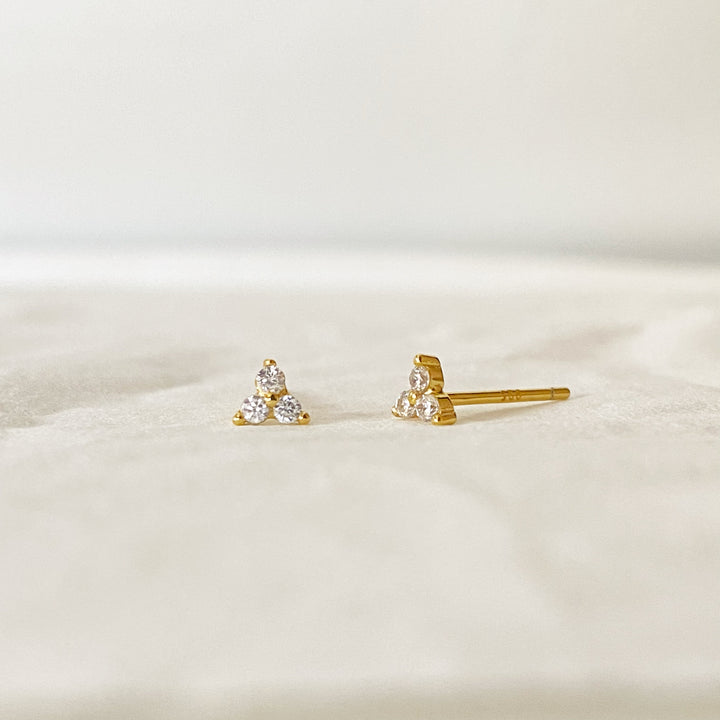 KOI GOLD WHITE EARRINGS