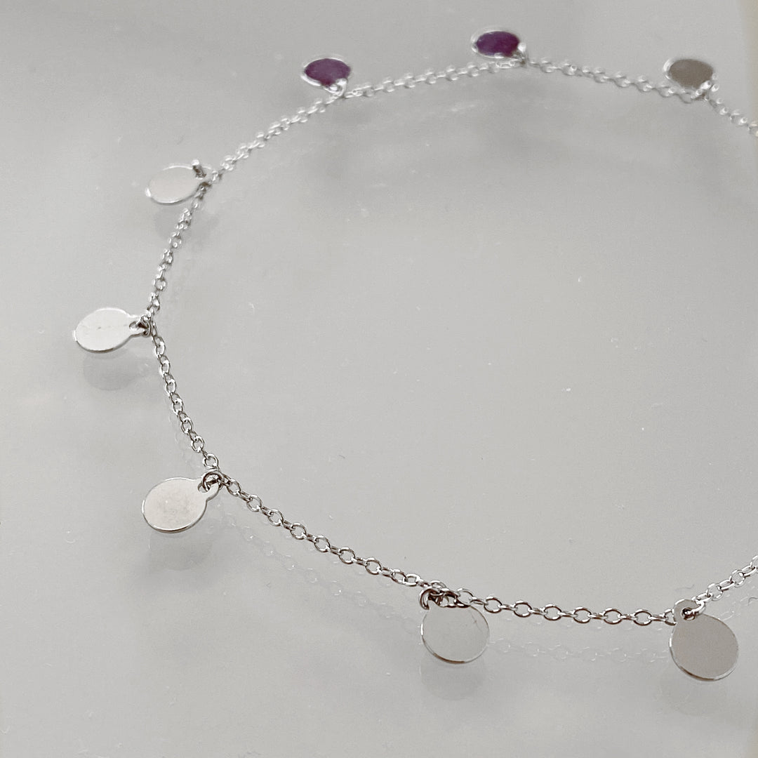 INDY SILVER ANKLET