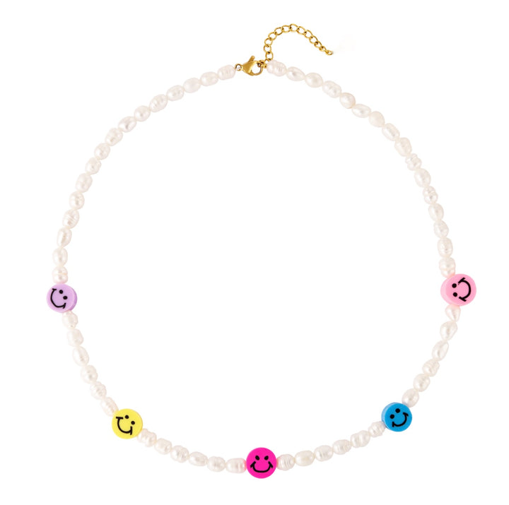 SMILEY PEARL NECKLACE