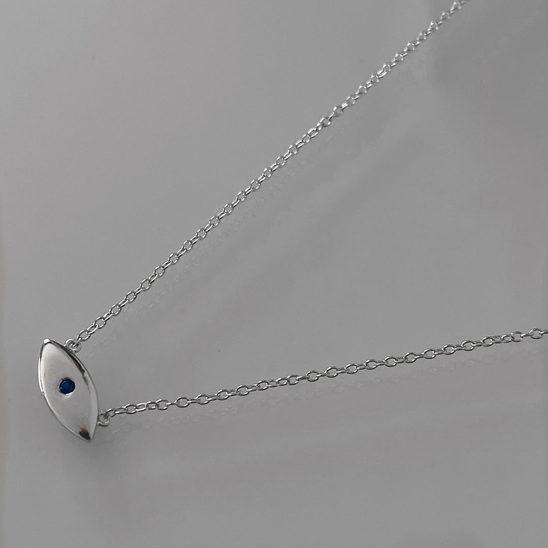 OJO SILVER NECKLACE
