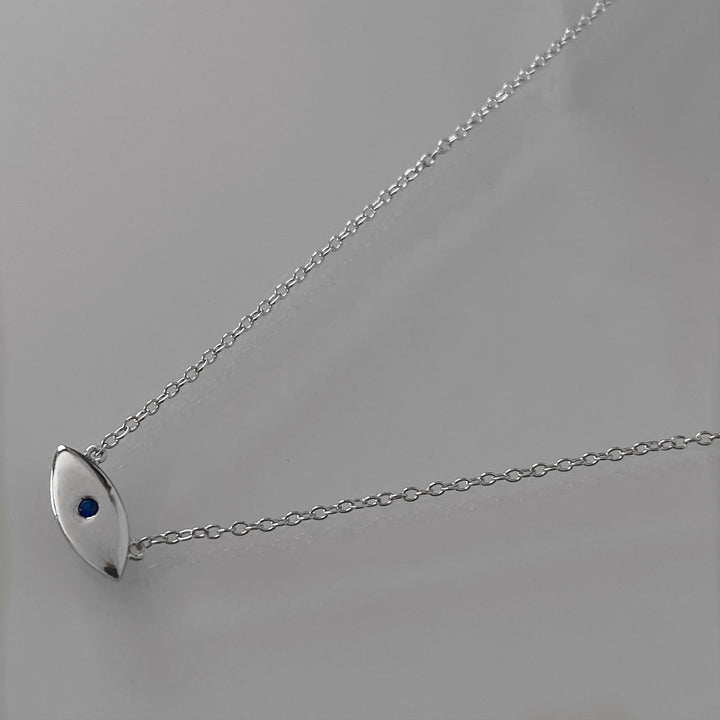 OJO SILVER NECKLACE
