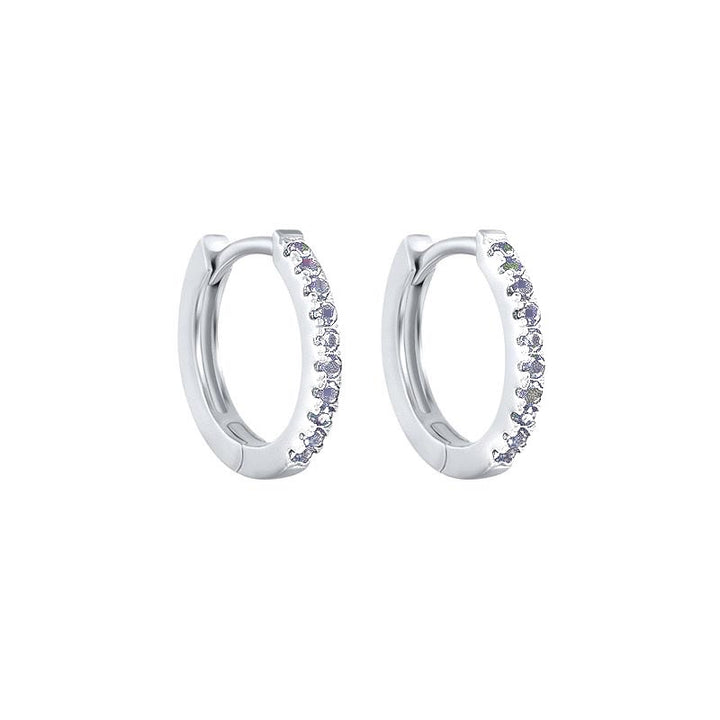LINDSEY SILVER WHITE EARRINGS