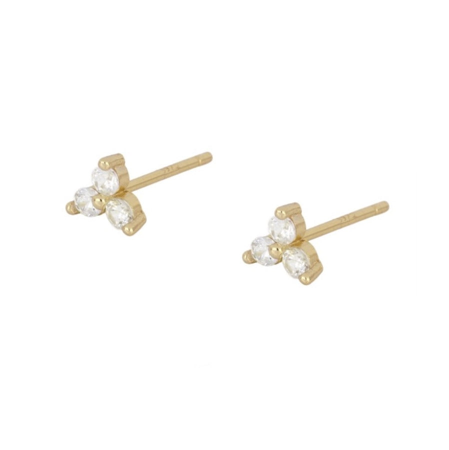 KOI GOLD WHITE EARRINGS