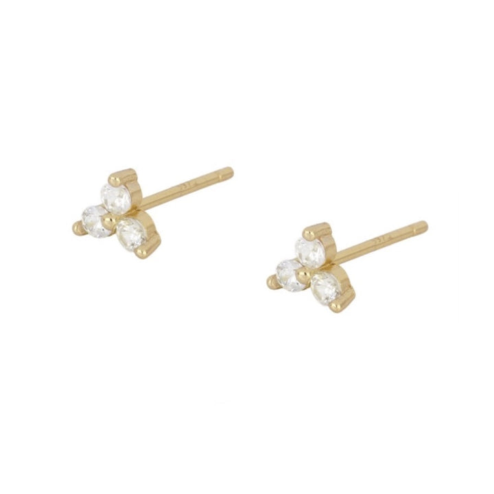 KOI GOLD WHITE EARRINGS