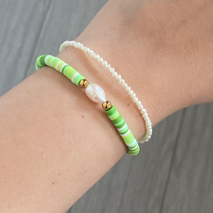 PEARLY GREEN BRACELET