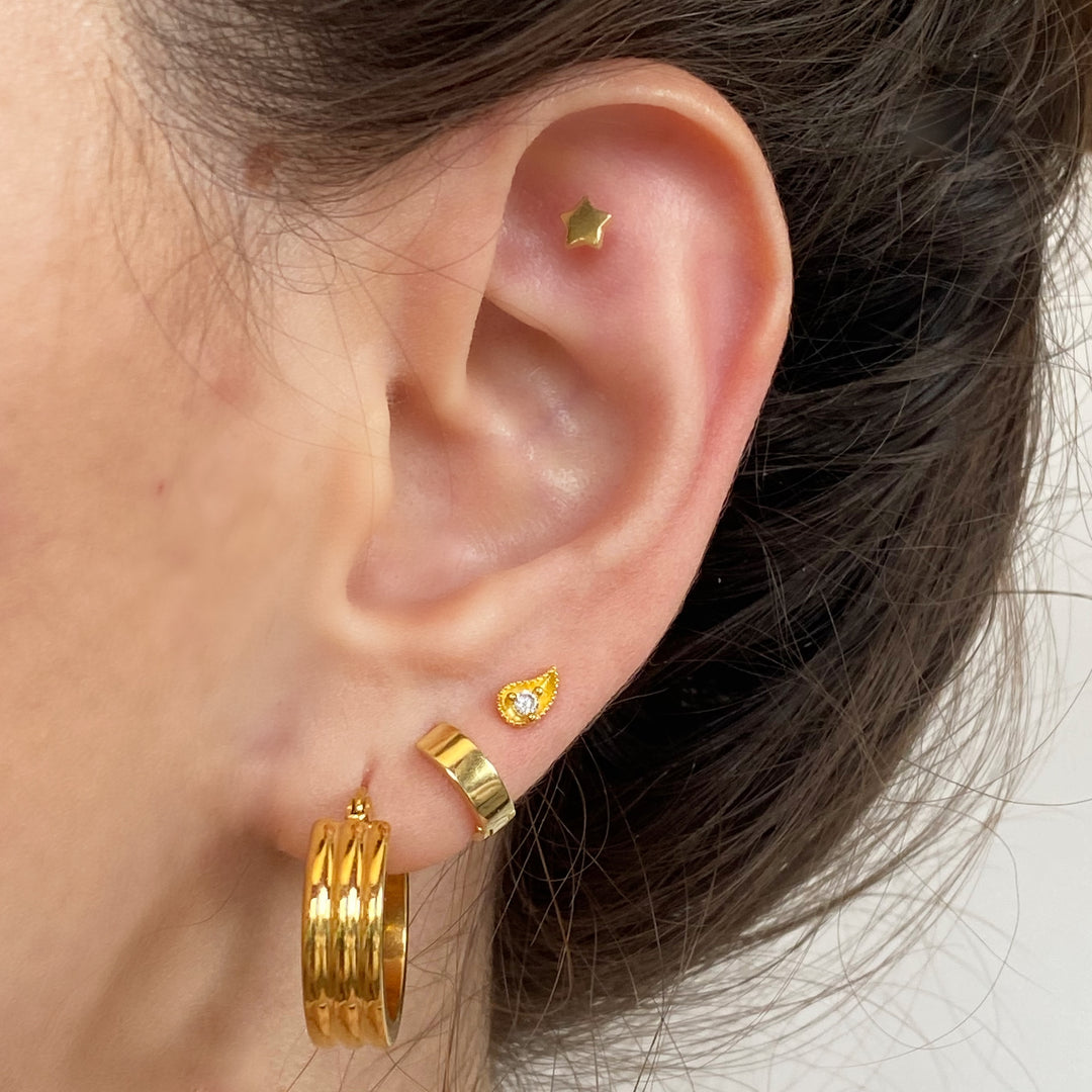 JESSICA GOLD EARRINGS