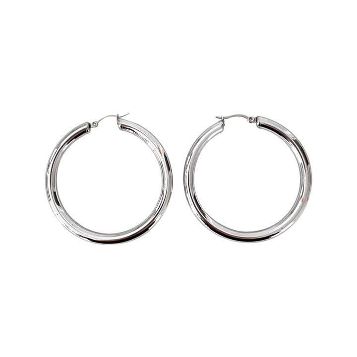 KATE SILVER LARGE EARRINGS