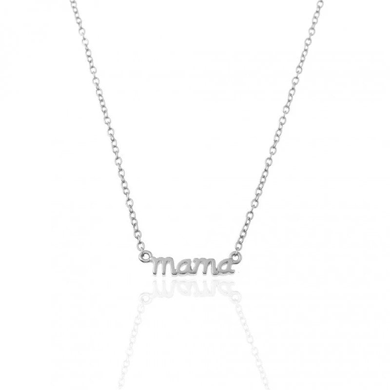 MAMA SMALL SILVER NECKLACE