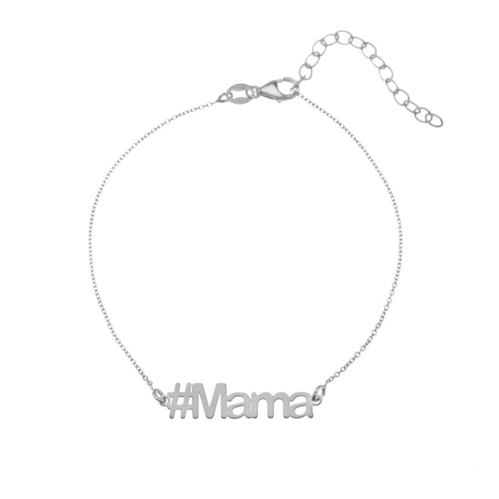 HASHTAG MAMA SILVER BRACELET