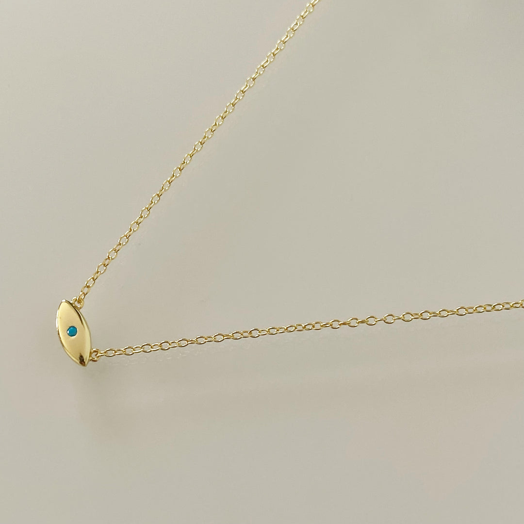 OJO GOLD NECKLACE SMALL
