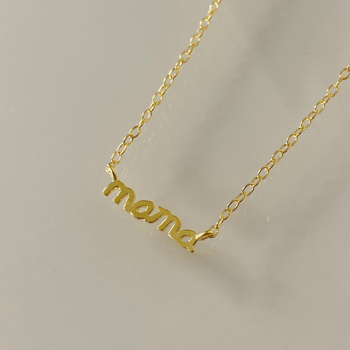 MAMA SMALL GOLD NECKLACE