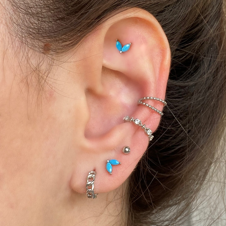 CHELSEA SILVER EARRINGS