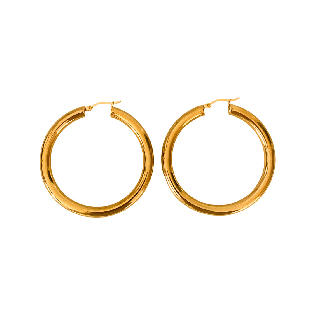 KATE GOLD LARGE EARRINGS