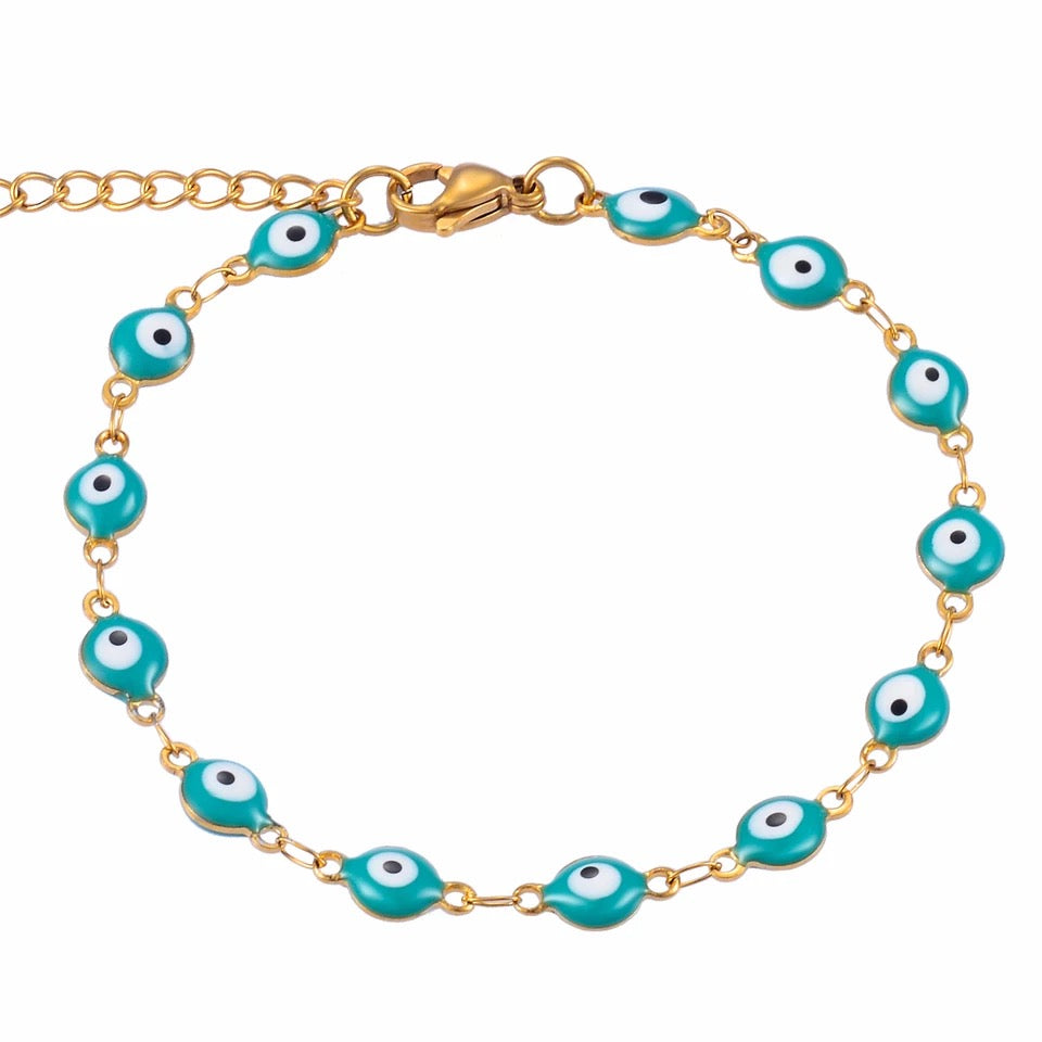 MATI GOLD TURQUOISE BRACELET