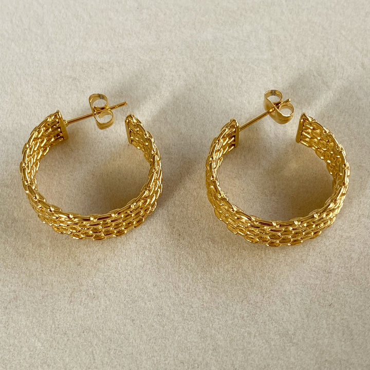 LORRAINE GOLD EARRINGS