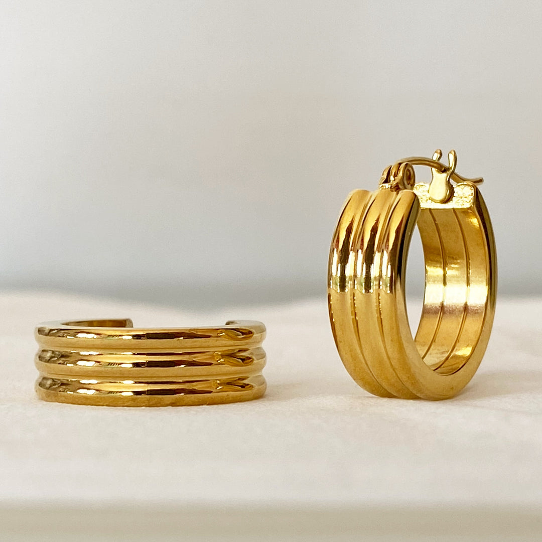 JESSICA GOLD EARRINGS