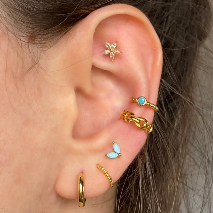 ALEXA GOLD EARRINGS