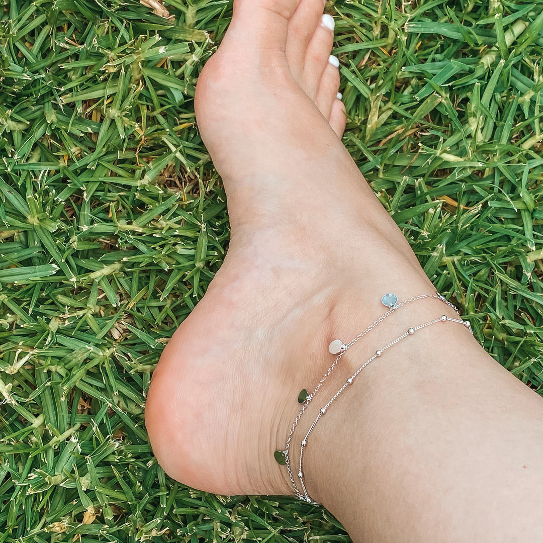INDY SILVER ANKLET