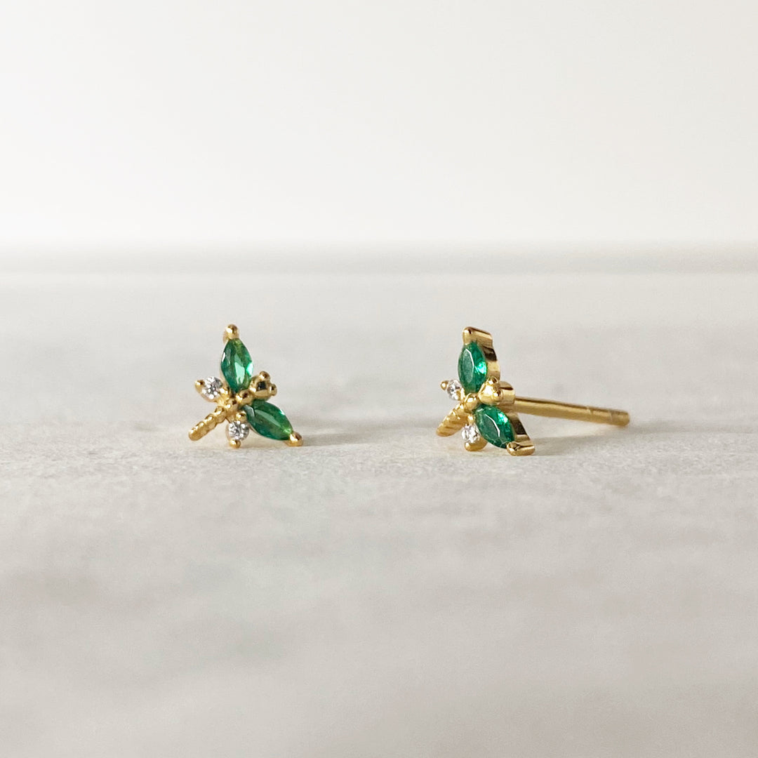 DRAGONFLY GOLD EARRINGS