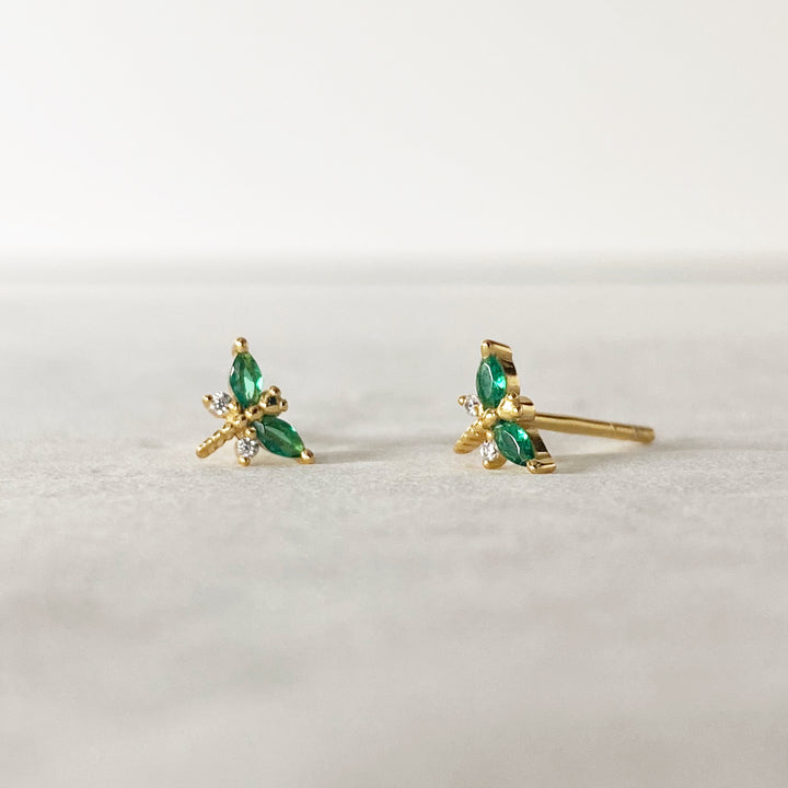 DRAGONFLY GOLD EARRINGS