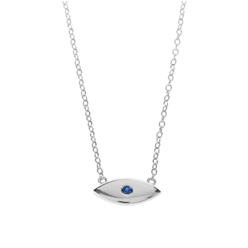 OJO SILVER NECKLACE