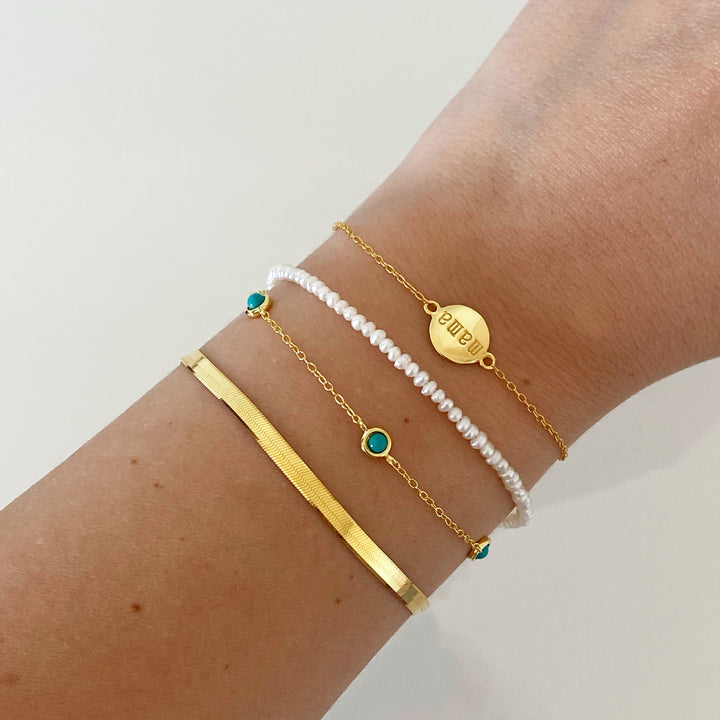MAMA CIRCLE GOLD BRACELET
