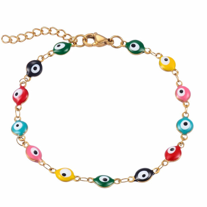 MATI GOLD MULTI-COLOUR BRACELET