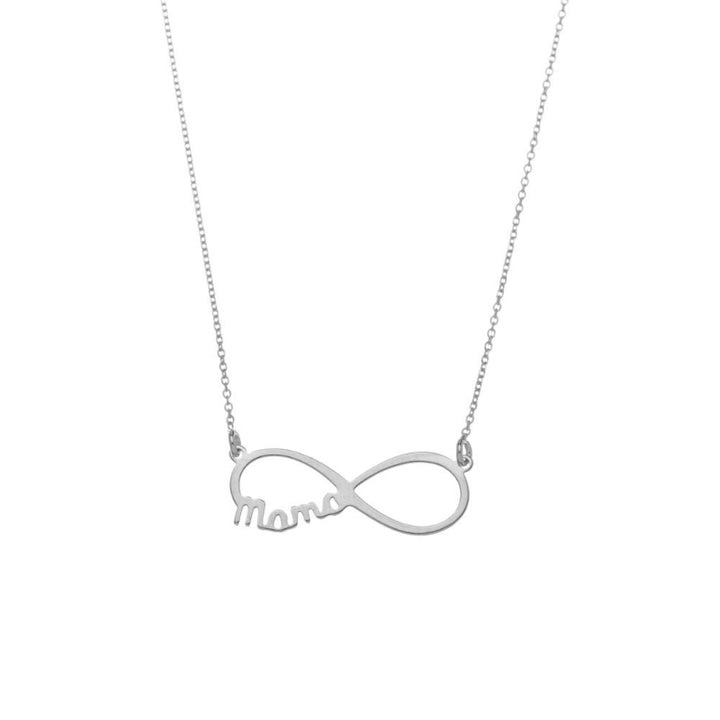 MAMA INFINITY SILVER NECKLACE