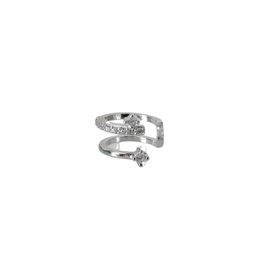 NYSA SILVER EARCUFF