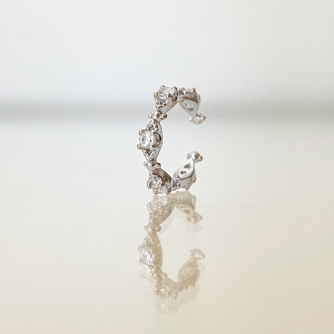 AZALEA SILVER EARCUFF