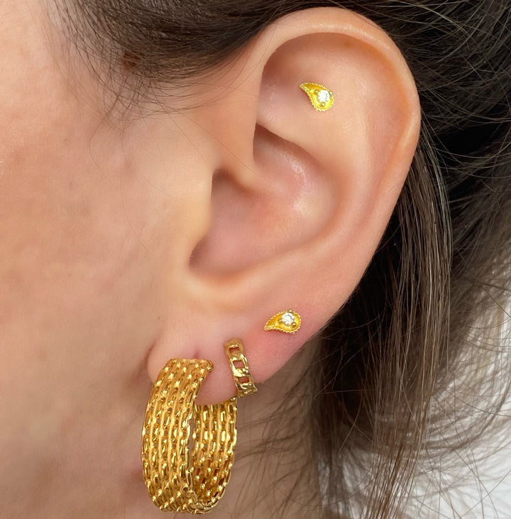 LORRAINE GOLD EARRINGS